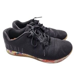 Nobull Superfabric Floral Trainer Shoes Black /Men's 7 Women's 8.5